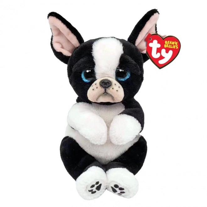Ty zwart-witte hond mascotte Tink 15 cm