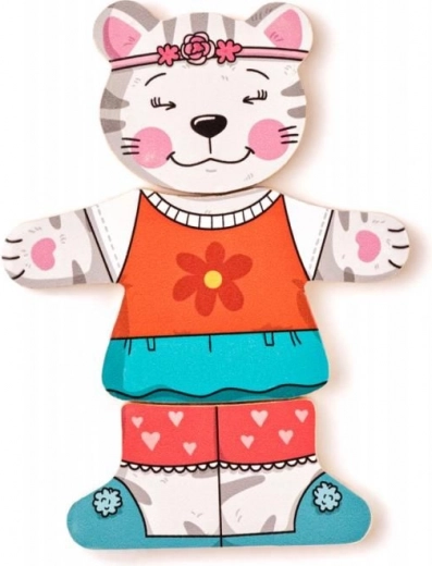 Mix & match aankleden van het katje