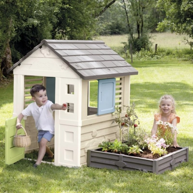 Tuinhuis Smoby met zandbak
