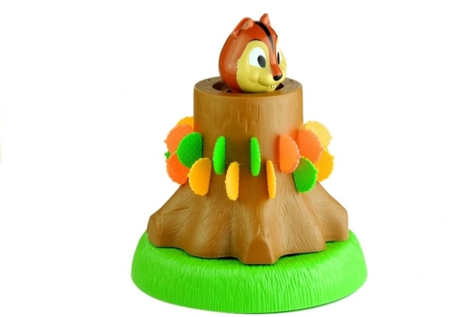Springend spel met eekhoorns