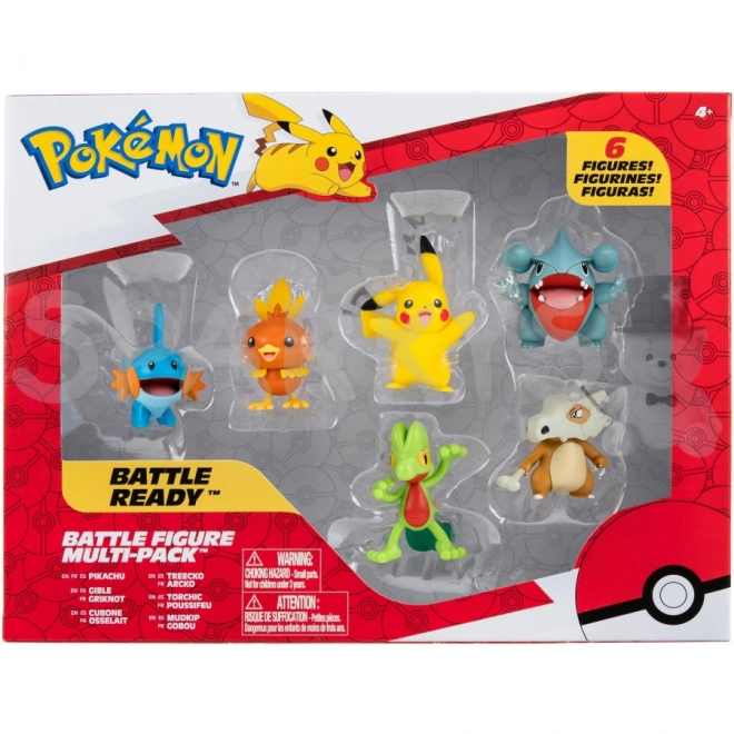 Pokemon set - 6 figuren
