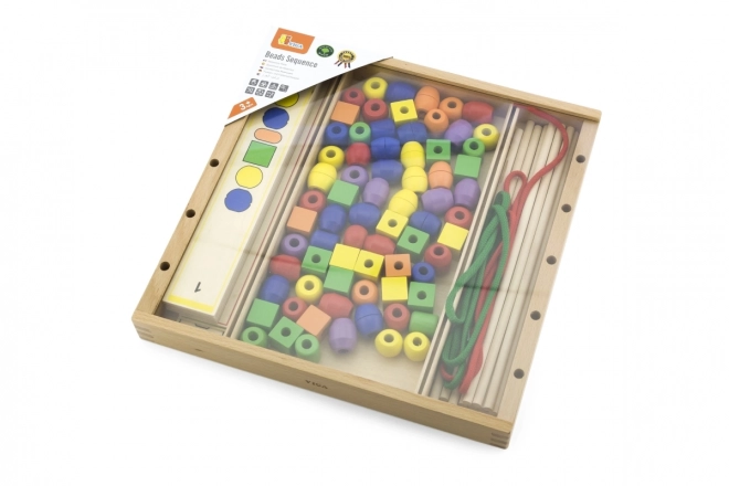 Grote houten kralenset