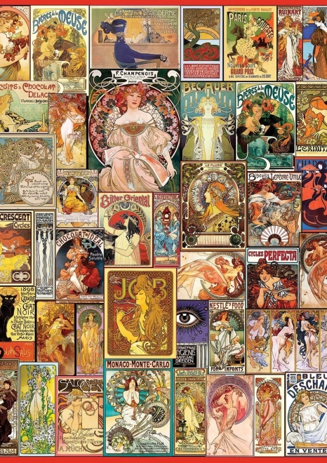 ART PUZZLE art-nouveauposter – puzzel 1500 stukjes