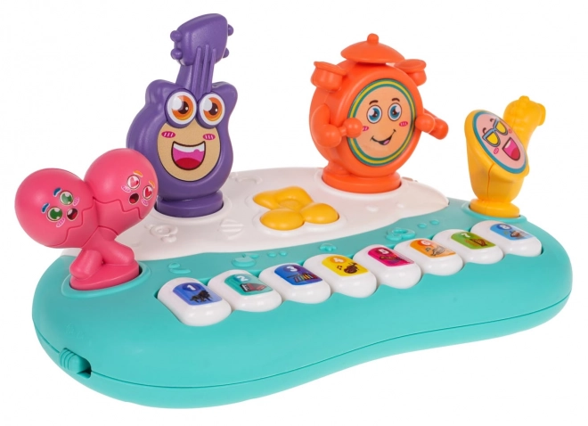 Kinderpiano met instrumentgeluiden