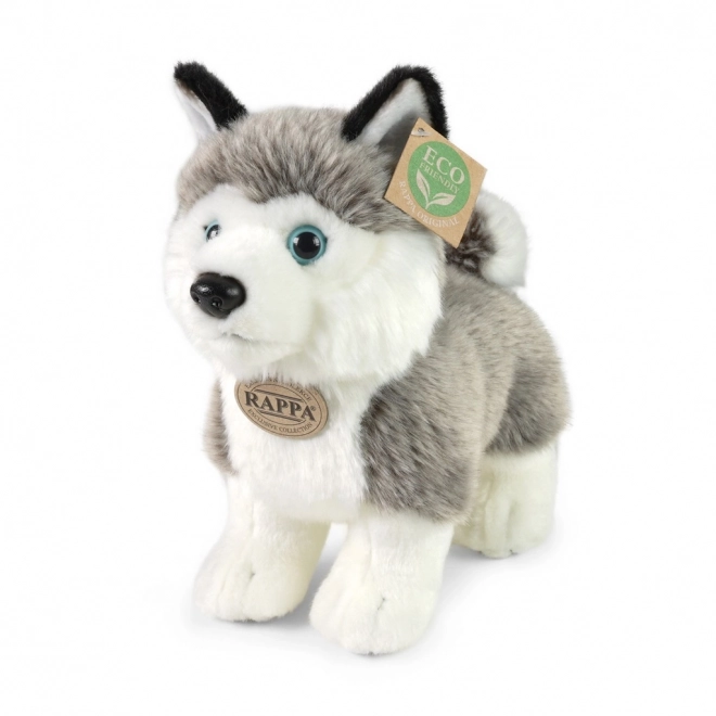 Pluchen husky staand 23 cm ECO-VRIENDELIJK