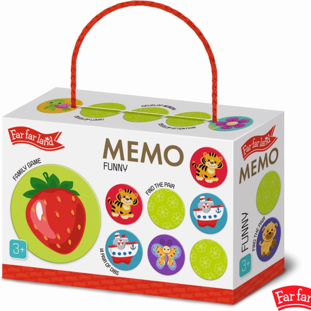 Memorykaartjes rond Far Far Land