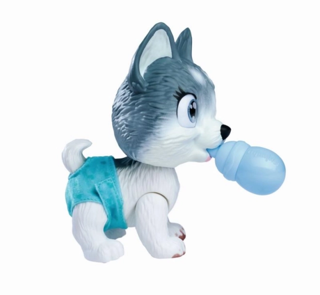 Husky Hondje Pamper Petz in bad