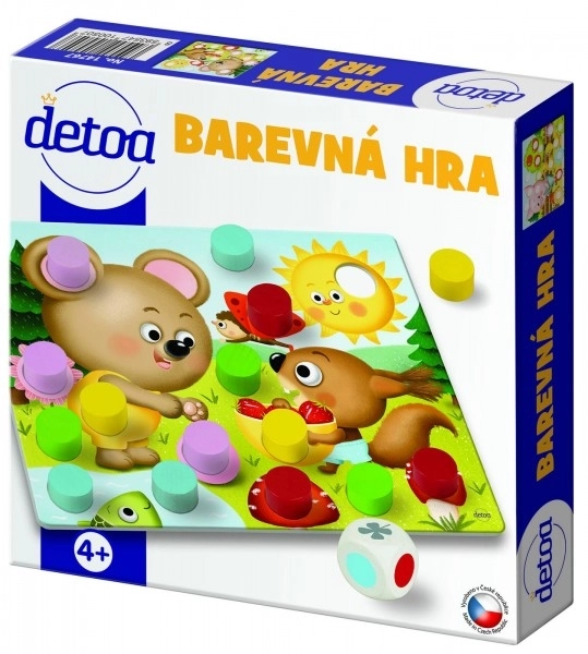 Detoa kleurrijk bordspel voor kinderen