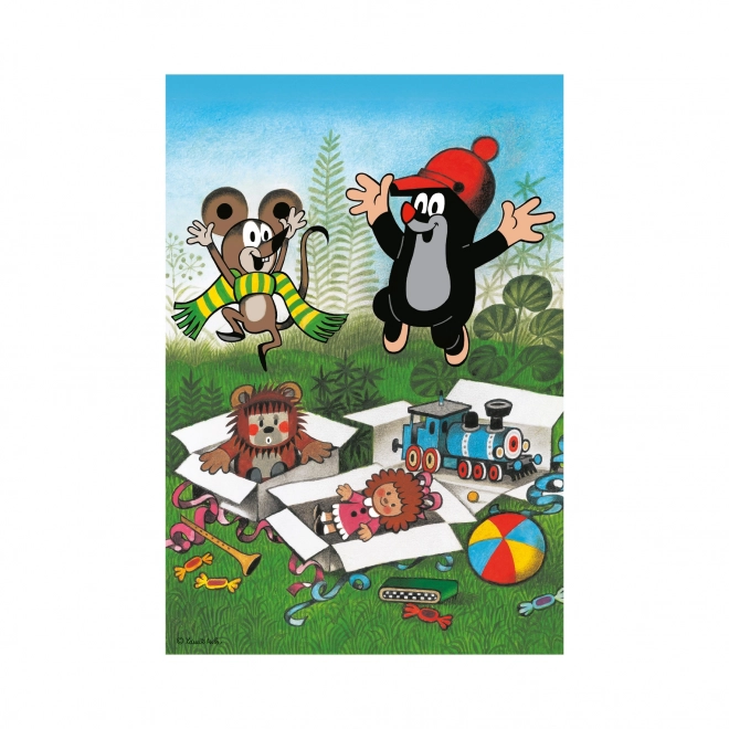 Puzzel 2v1 Molletje is blij - 2 x 48 stukjes