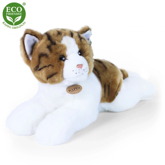 Pluchen kat liggend 50 cm ECO-VRIENDELIJK
