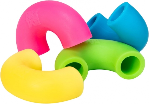 Antistress-macaroni NEE DOH MAC N' SQUEEZE – 4 stuks