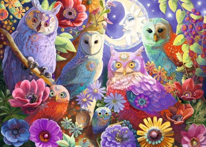 Ravensburger puzzel Nachtuilen 300 stukjes extra