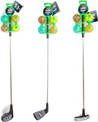 Kinder-golfset – club en ballen (mix kleuren)
