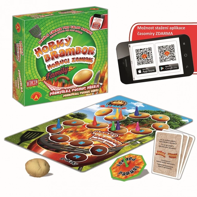 Hete aardappel FAMILY gezelschapsspel in doos 25x25x6cm