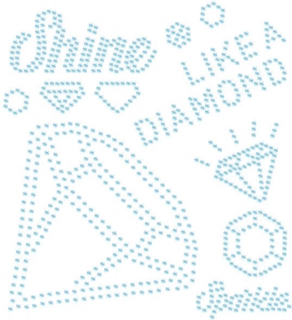 Sprankelend motief Shine Like a Diamond
