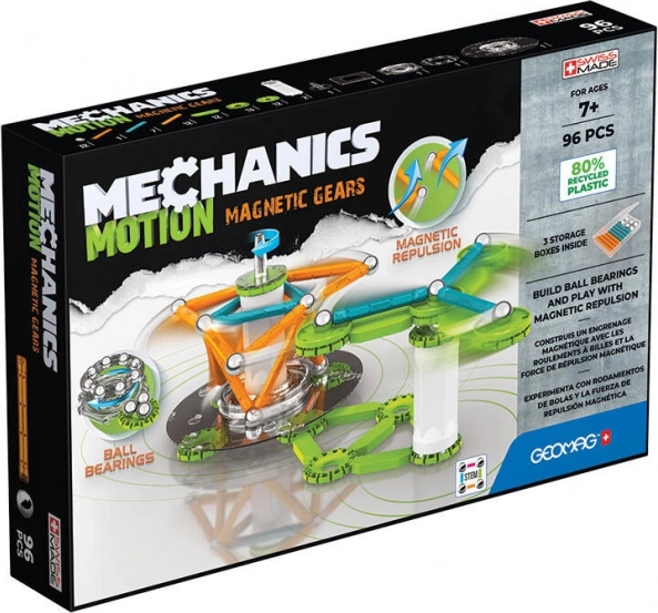 mechanics motion magnetic gears 96 delen geomag magnetische bouwset