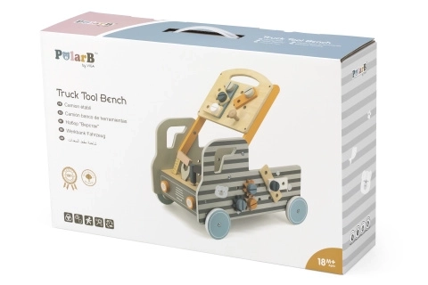 Houten mobiele werkbank