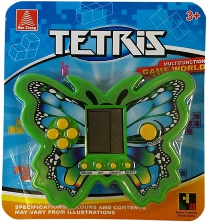 Elektronisch spel Tetris – groene vlinder
