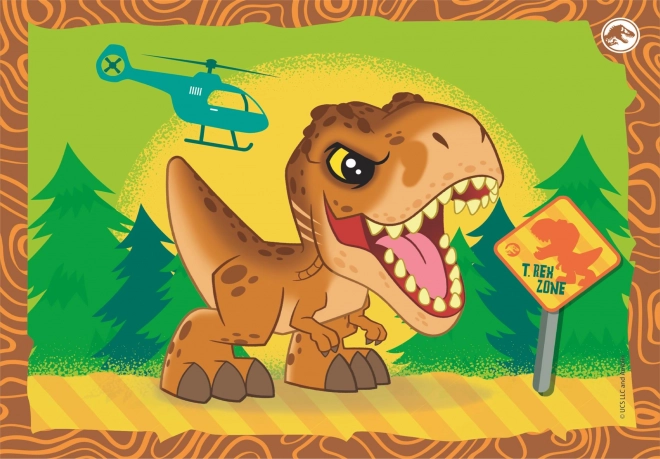 Puzzel Jurassic Wereld 4-in-1 Clementoni