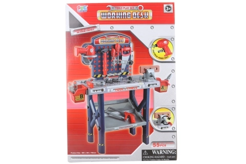 Kinderwerkbank met gereedschap 75 cm