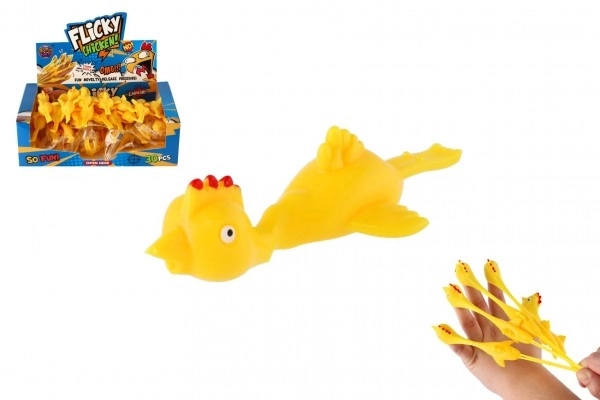 Stretchy vliegend anti-stress kuikentje 10cm