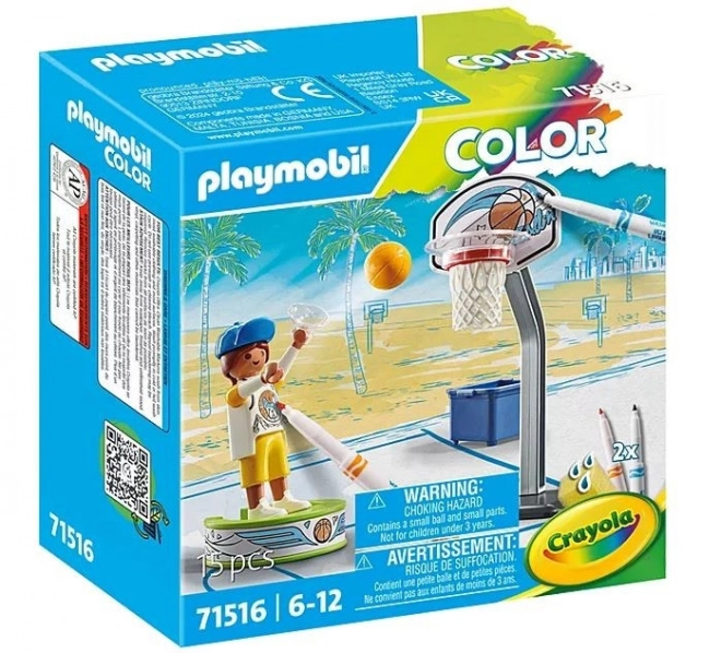 Playmobil Kleur Skater met basketbal