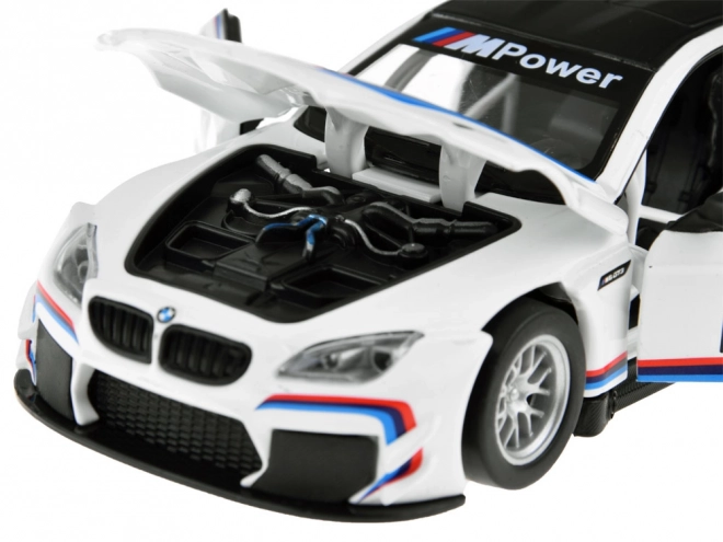 Metalen model van sportauto BMW M6 GT3