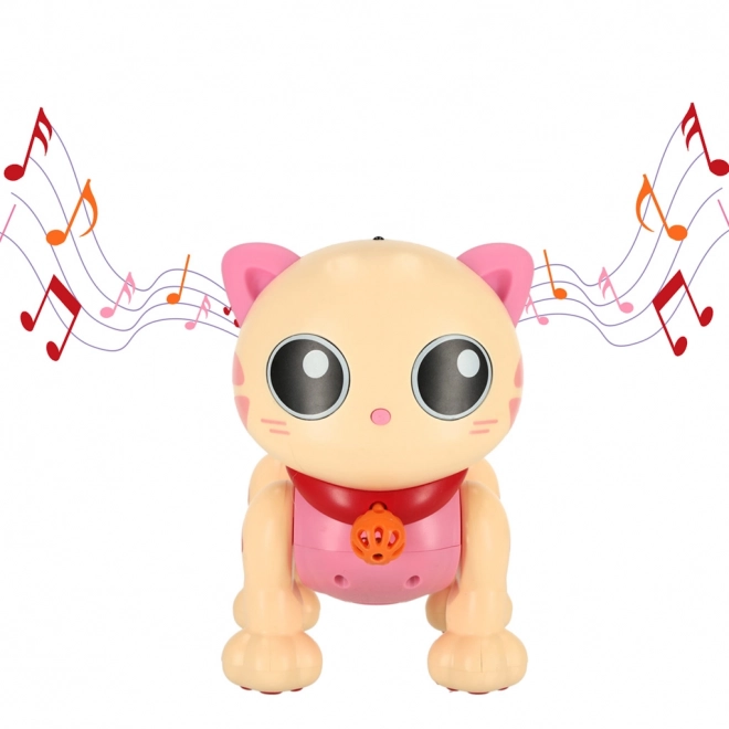 Roze interactieve kitten op afstandsbediening