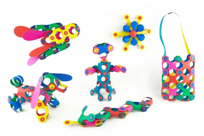 Regenboog magnetische puzzel Clixo, 42 stukjes