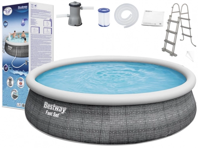 Opblaasbaar zwembad Bestway Fast Set 457 x 107 cm