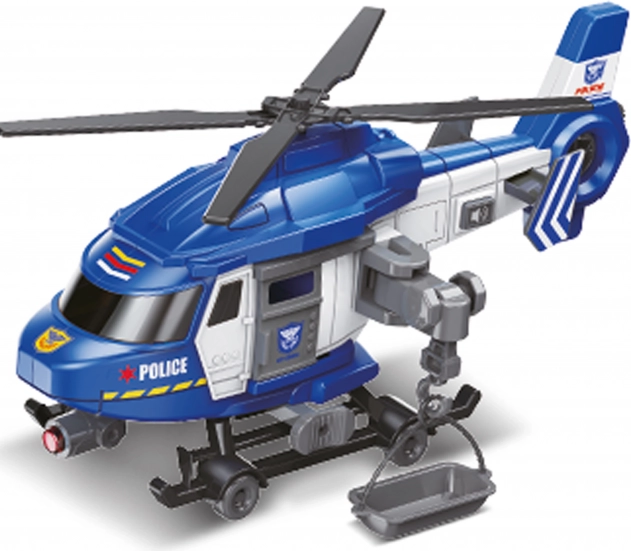 Politiehelikopter met effecten