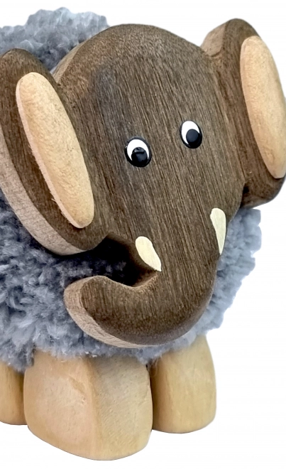 Combinatie van houten en textielmaterialen