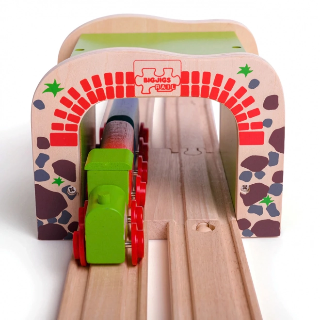 Bigjigs Rail Dubbele Spoortunnel