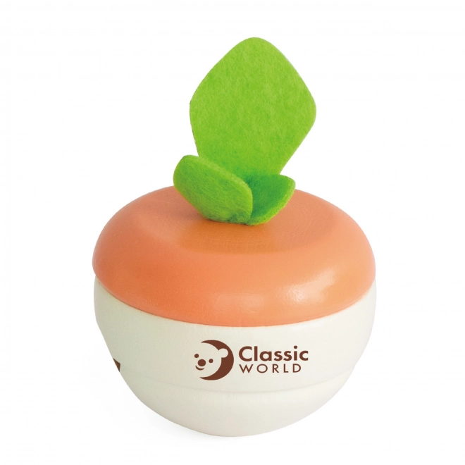 Klassieke houten pastelkleurige educatieve set voor kinderen van 6 tot 12 maanden