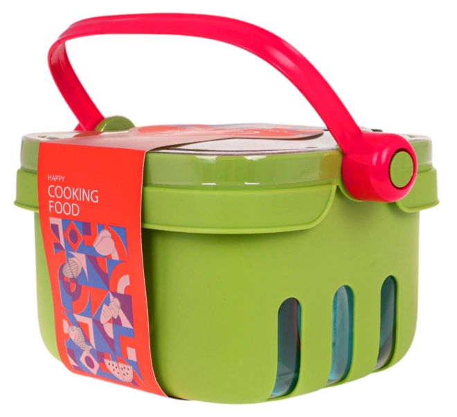 Kinder picknickmand met accessoires