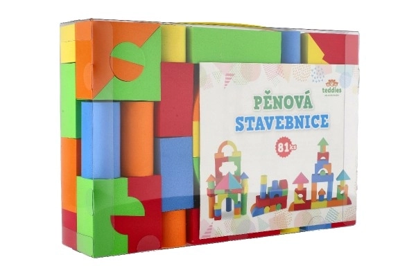 Kleurrijke schuimconstructieset voor kinderen