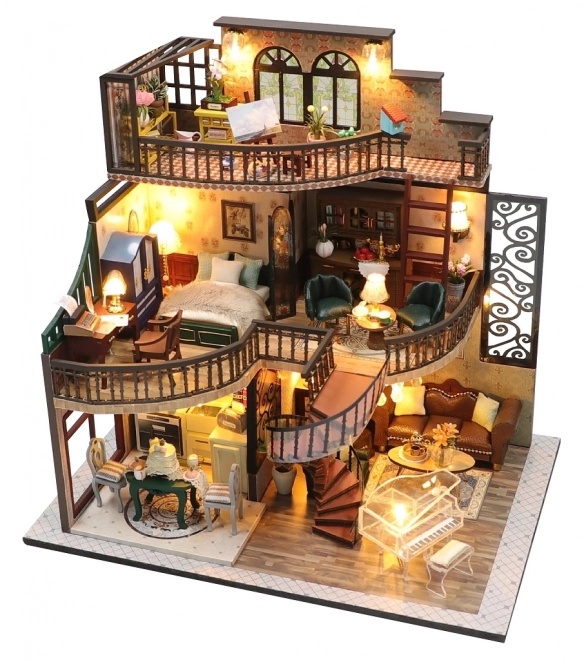 Negen miniatuurhuisjes Pavillon van droomconstructies