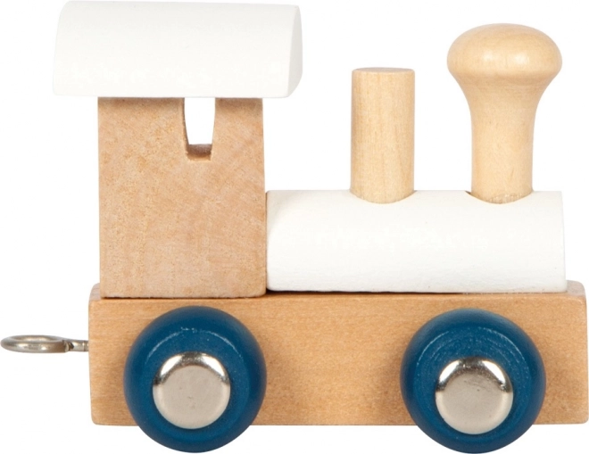 Locomotief Poolse Alfabet Wit van Small Foot