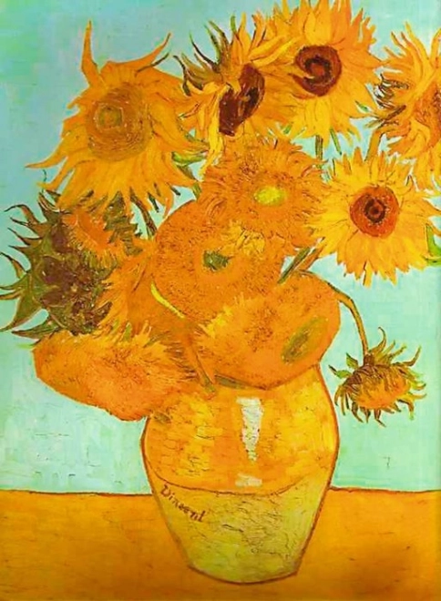 RAVENSBURGER Puzzel Kunstcollectie: Zonnebloemen 1500 stukjes