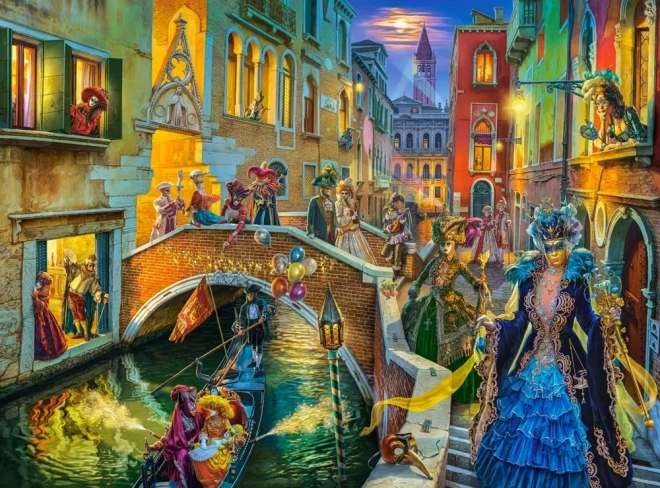 Puzzel 3000 stukjes Carnaval in Venetië