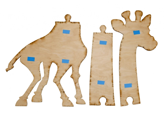 KIK Houten groeimeter natuur giraffe