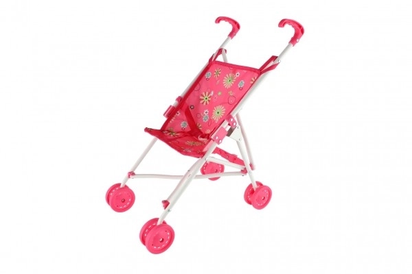 Poppenwagen golf clubs metaal/plastic 48x27x54cm in zak