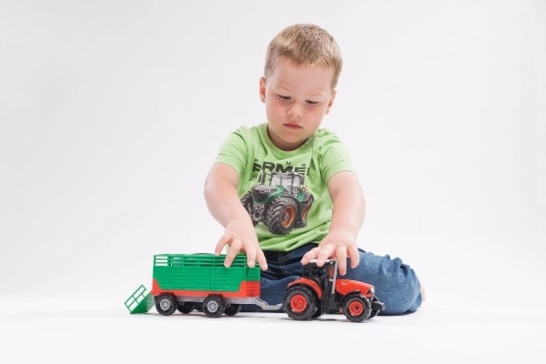 Tractor Zetor met aanhanger met lichteffecten en geluidseffecten - 36 cm