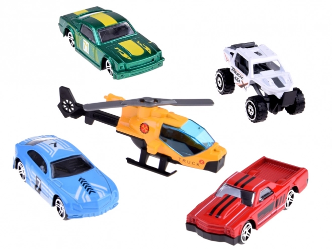 Set van 5 autootjes