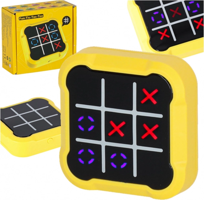 Elektronisch spel OXO draagbaar geel