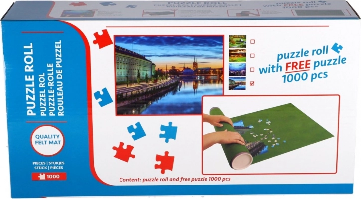 Puzzel van 1000 stukjes inbegrepen