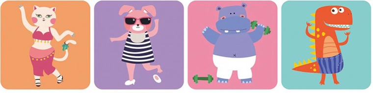 Schattige personages motiveren om te spelen