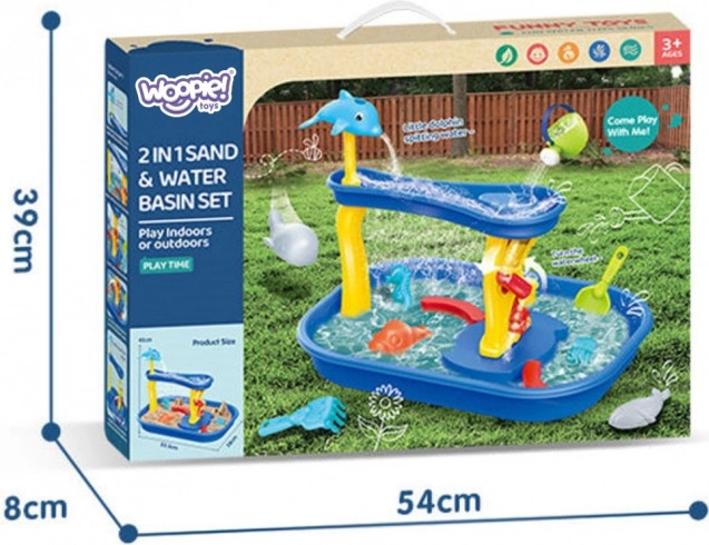 Woopie Waterval Tafel Dolfijntje 11 stuks