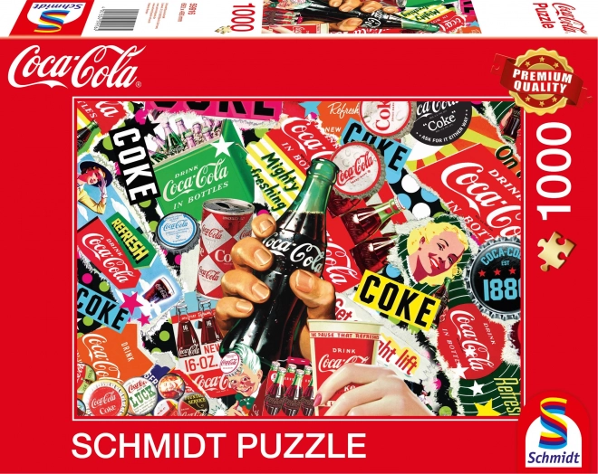 Schmidt Puzzel Coca Cola, 1000 stukjes