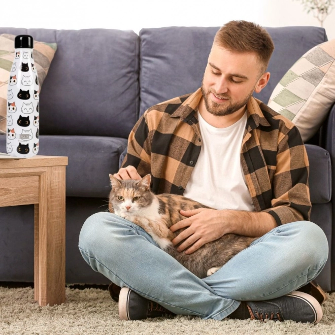 Thermosfles voor kattenliefhebbers
